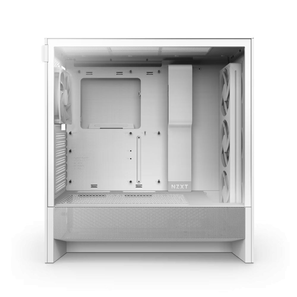 NZXT H5 Flow RGB (2024) Tempered Glass White