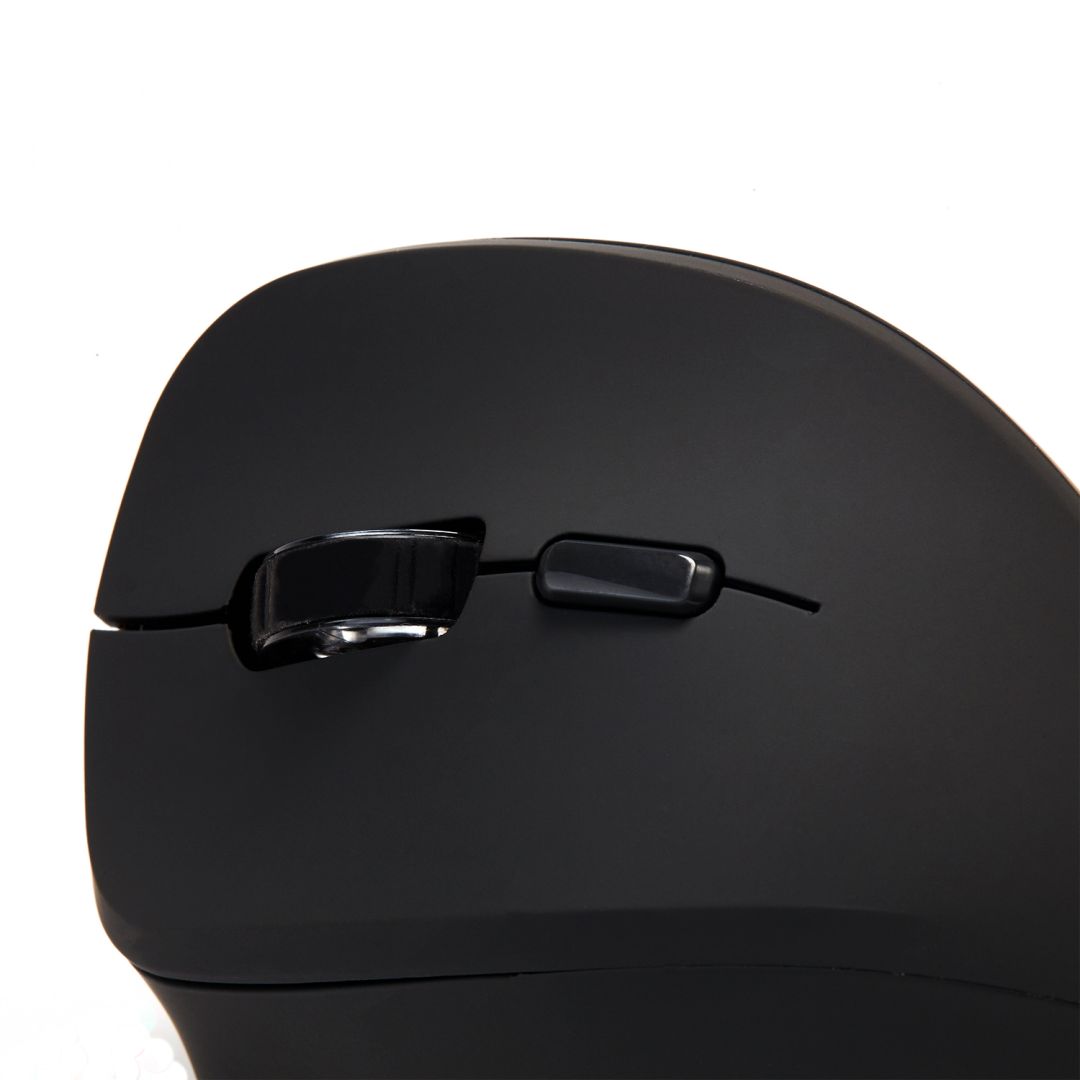 V7 MW400L Left Hand 2.4Ghz Vertical Ergonomic Mouse Black