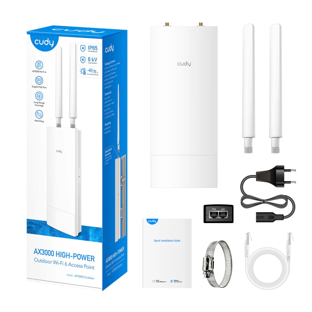 Cudy AX3000 High Power WiFi 6 Outdoor Access Point