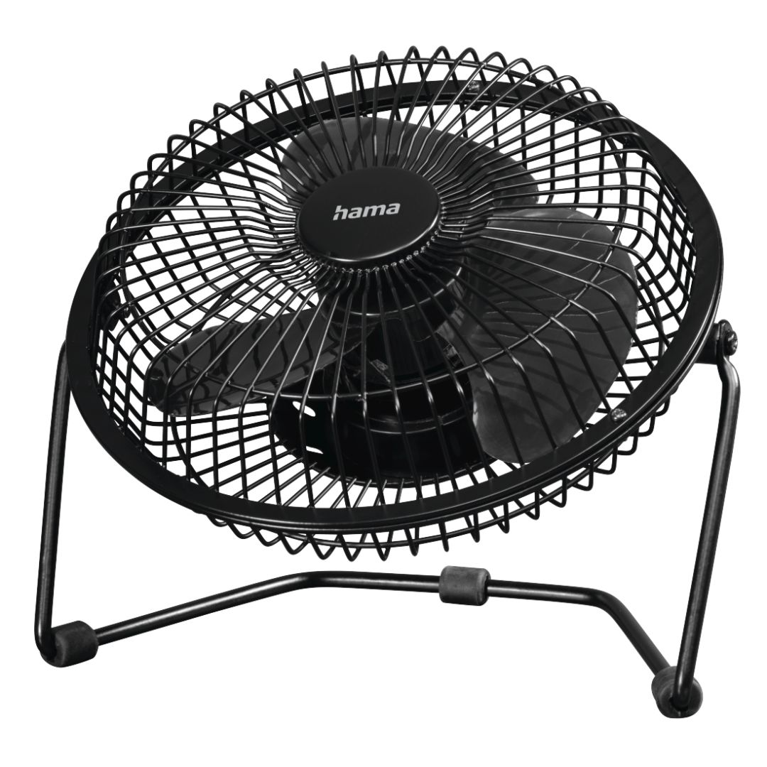 Hama USB Desk Fan 15cm Black