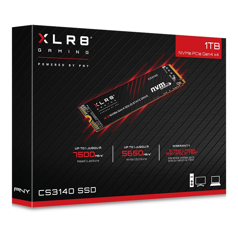 PNY 1TB M.2 2280 NVMe CS3140