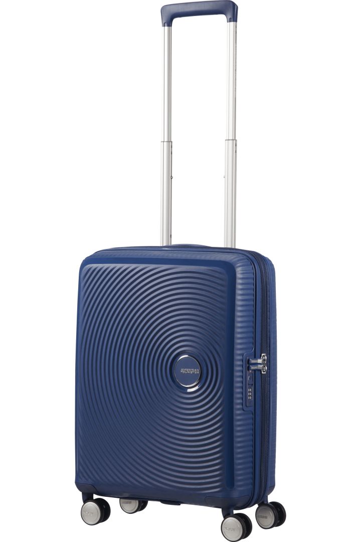 American Tourister Soundbox Spinner Expandable Suitcase Hard Navy