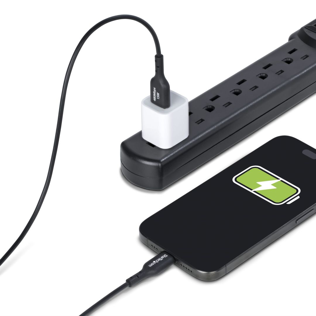 Startech USB-A to USB-C Charging Cable 1m Black