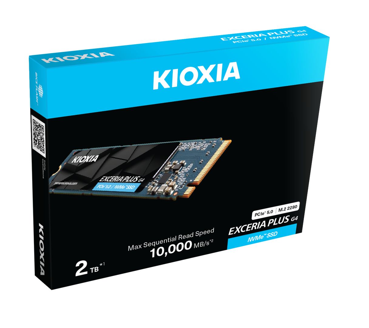 KIOXIA 2TB M.2 2280 NVMe Exceria Plus G4