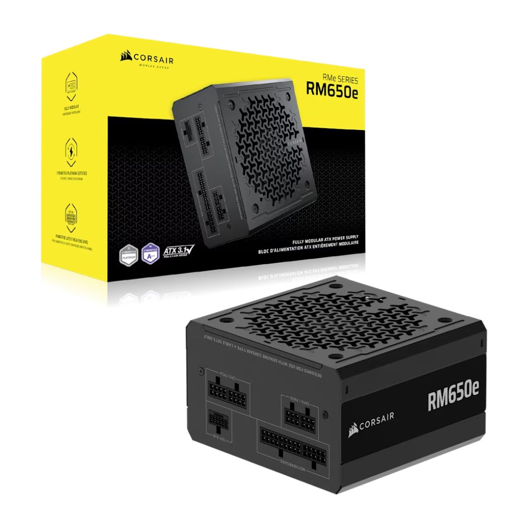 Corsair 650W 80+ Gold RM650e (2025)