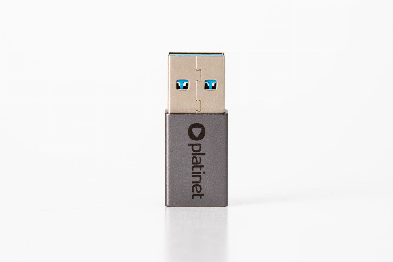 Platinet USB-A to USB-C Gen 1 Media Adapter Grey