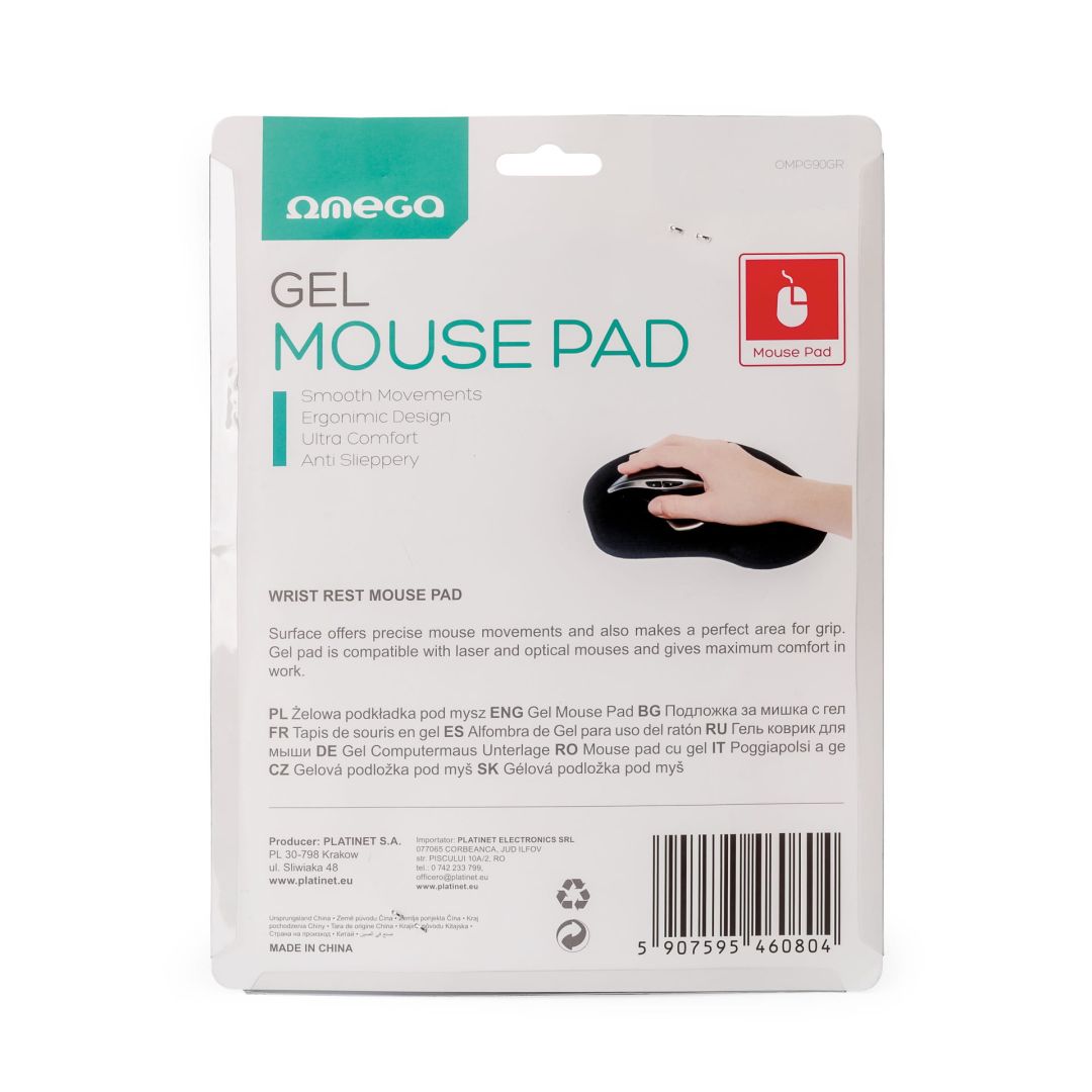 Platinet Omega OMPG90GR Gel Egérpad Graphite