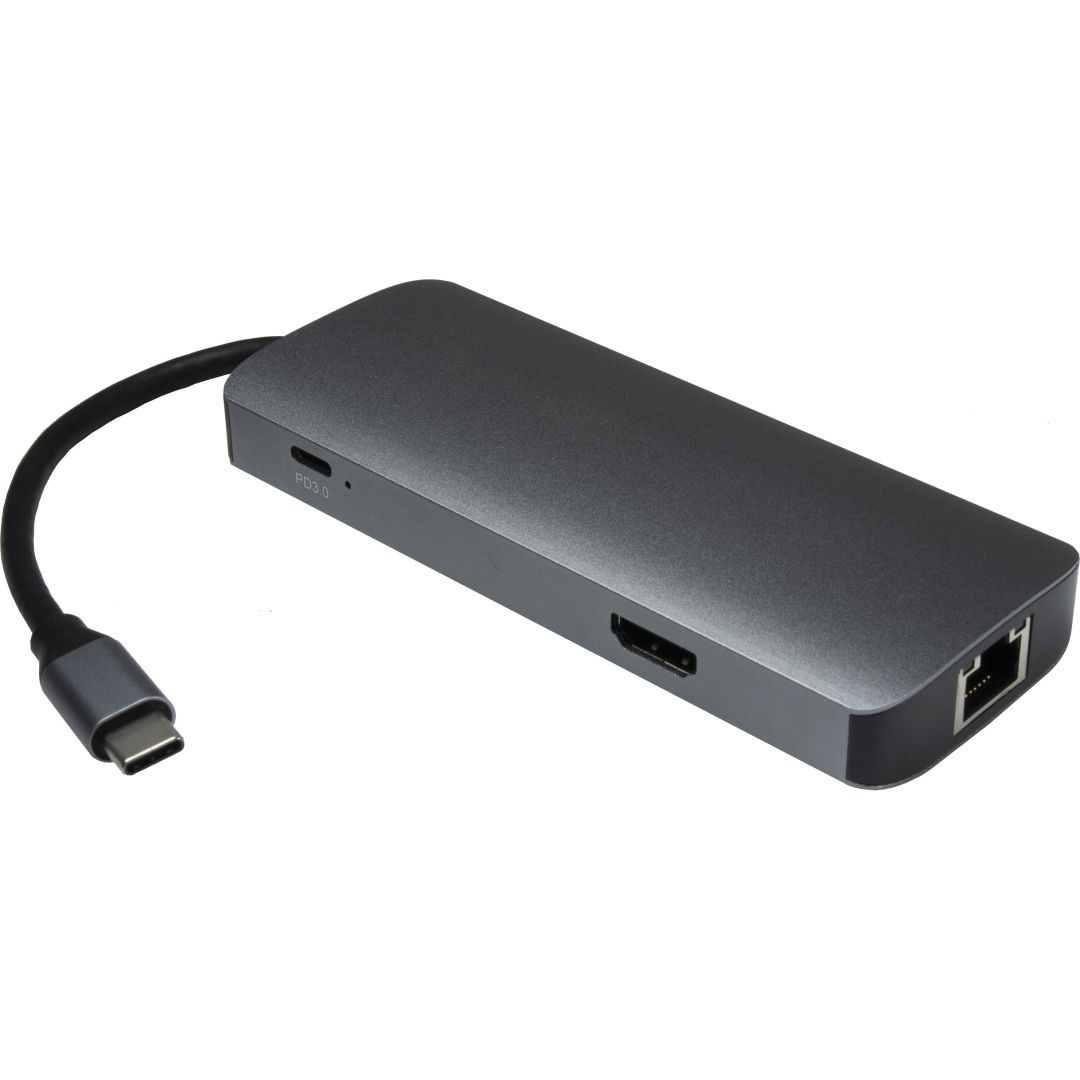 Inter-Tech H-428 7in1 USB Type C hub