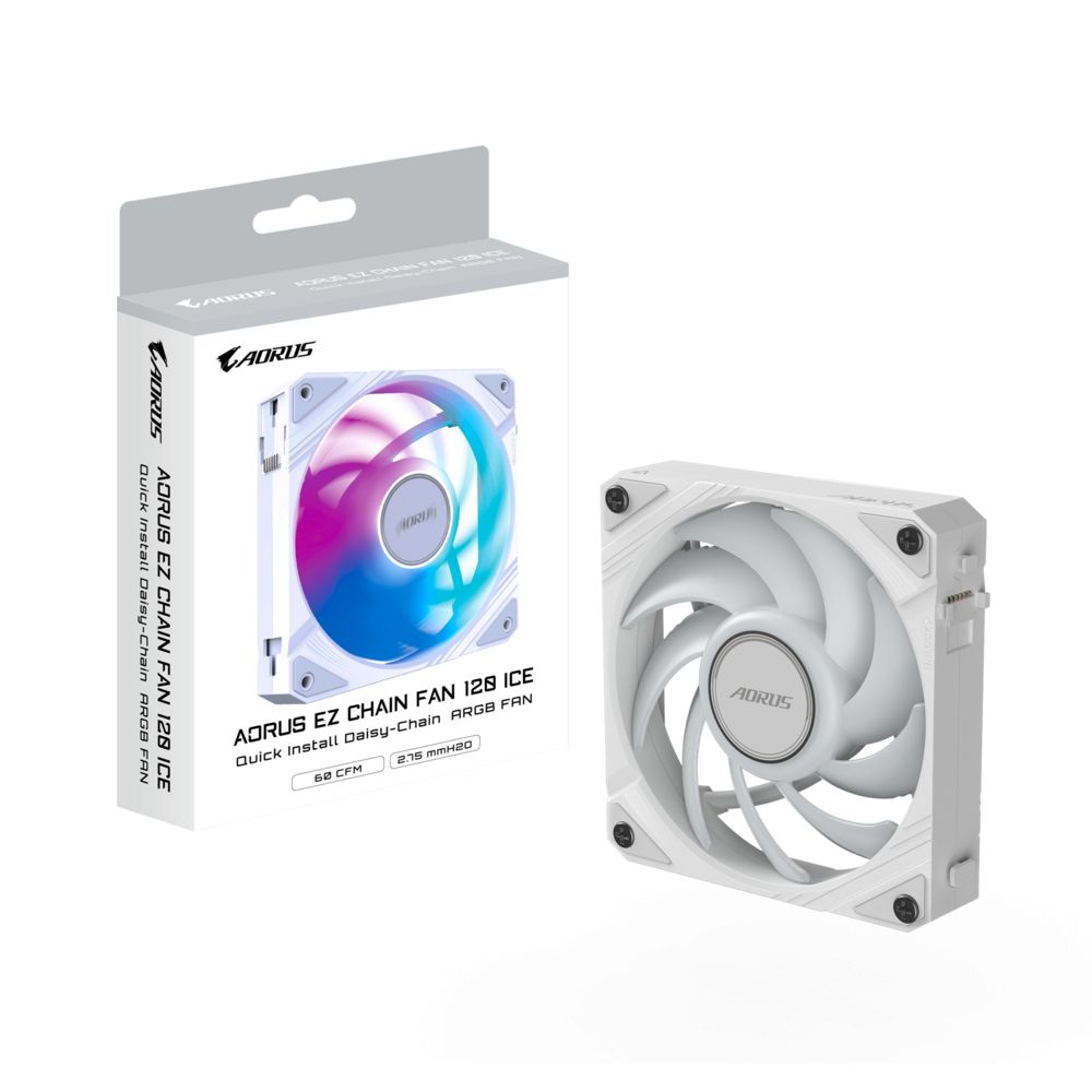 Gigabyte AORUS EZ Chain Fan 120 Ice