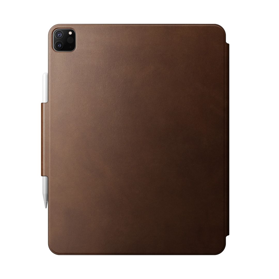 Nomad Leather Folio Plus iPad Pro 12.9" (2022/2021/2020/2018) iPad Air 13" (M2) Brown