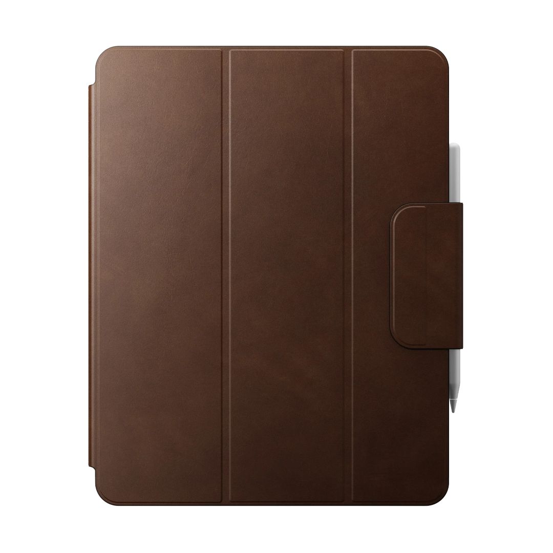 Nomad Leather Folio Plus iPad Pro 12.9" (2022/2021/2020/2018) iPad Air 13" (M2) Brown