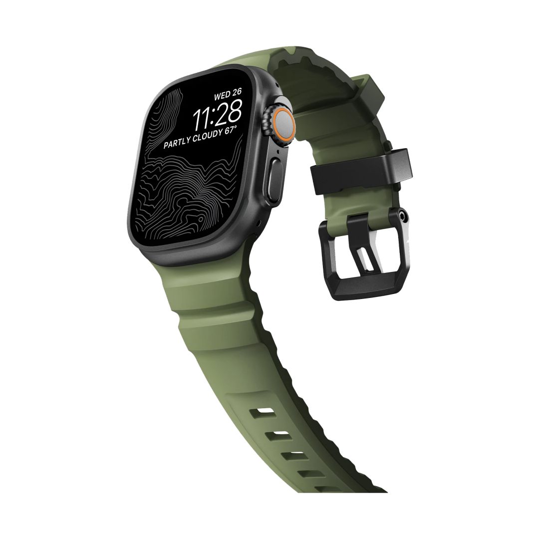 Nomad Rocky Point Band AW 49/45/44/42mm Black/Forest