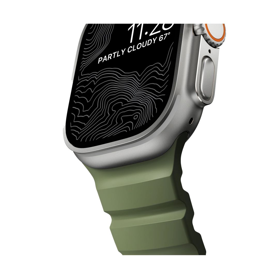 Nomad Rocky Point Band AW 49/45/44/42mm Natural/Forest
