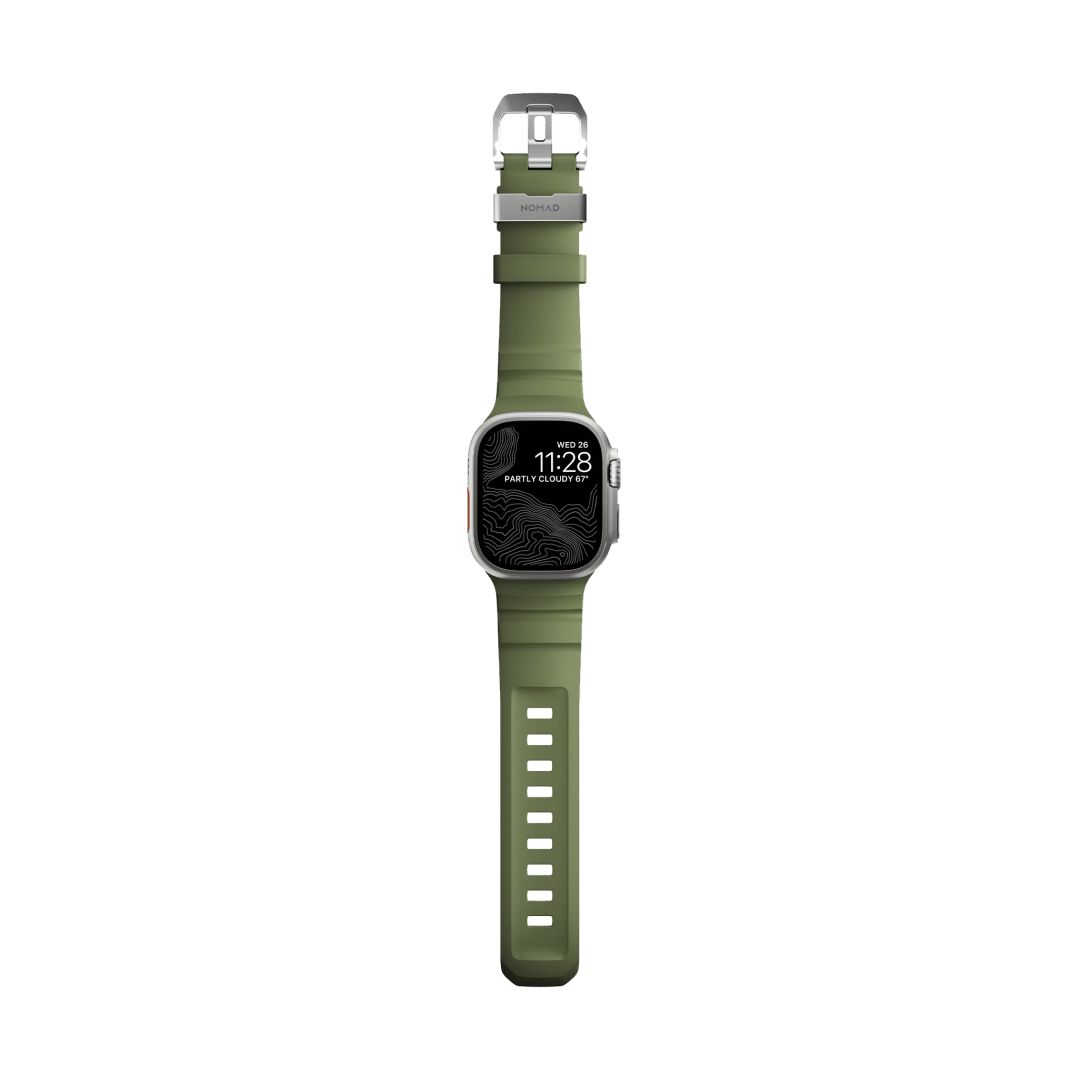 Nomad Rocky Point Band AW 49/45/44/42mm Natural/Forest
