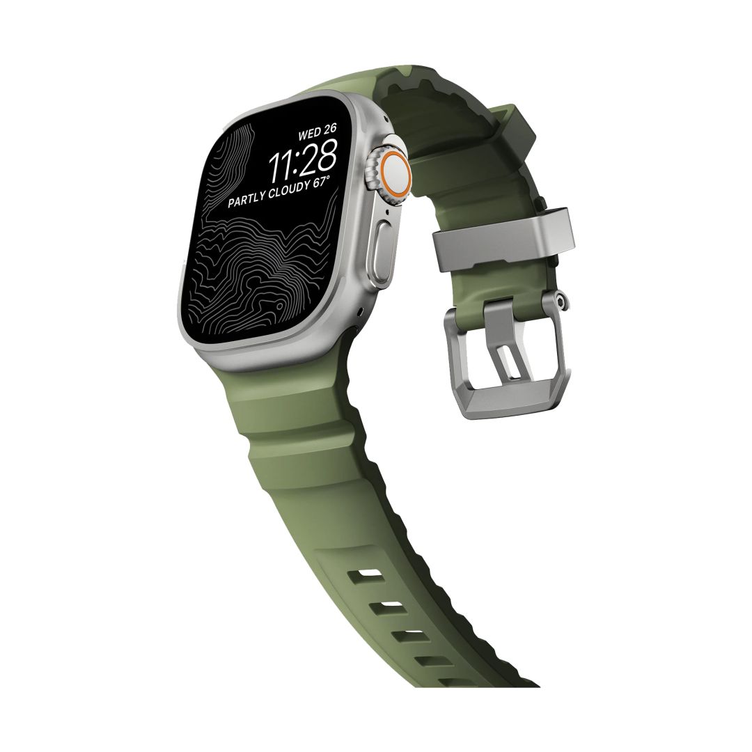 Nomad Rocky Point Band AW 49/45/44/42mm Natural/Forest