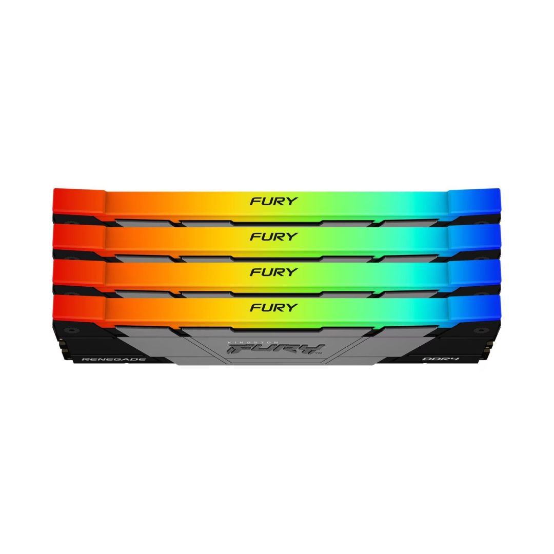 Kingston 64GB DDR4 3200MHz Kit(4x16GB) Fury Renegade RGB Black