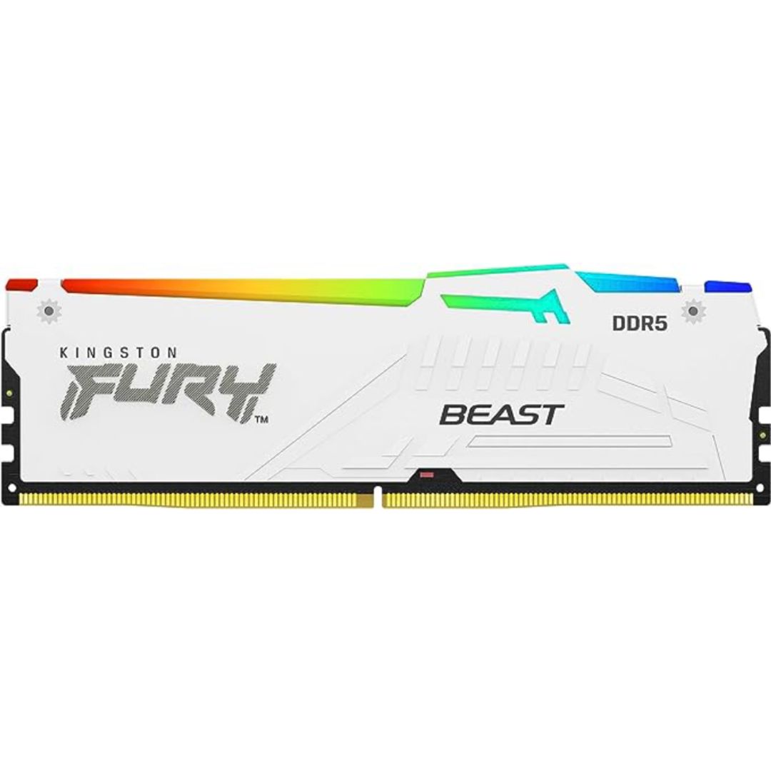 Kingston 32GB DDR5 6000MHz Fury Beast RGB White