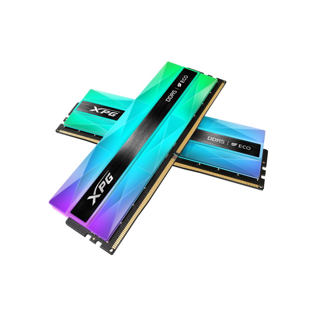 A-Data 32GB DDR5 6400MHz (2x16GB) Lancer Neon RGB Silver/Grey