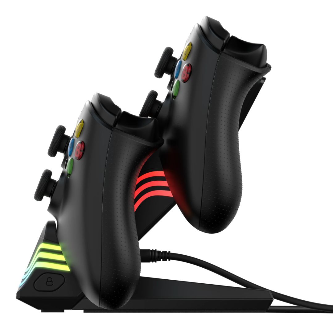 PDP Xbox Series X/S Black Afterglow Wave Dual Charger