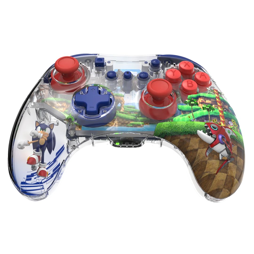 PDP Nintendo Switch REALMz Bluetooth Gamepad Sonic Green Hill Zone