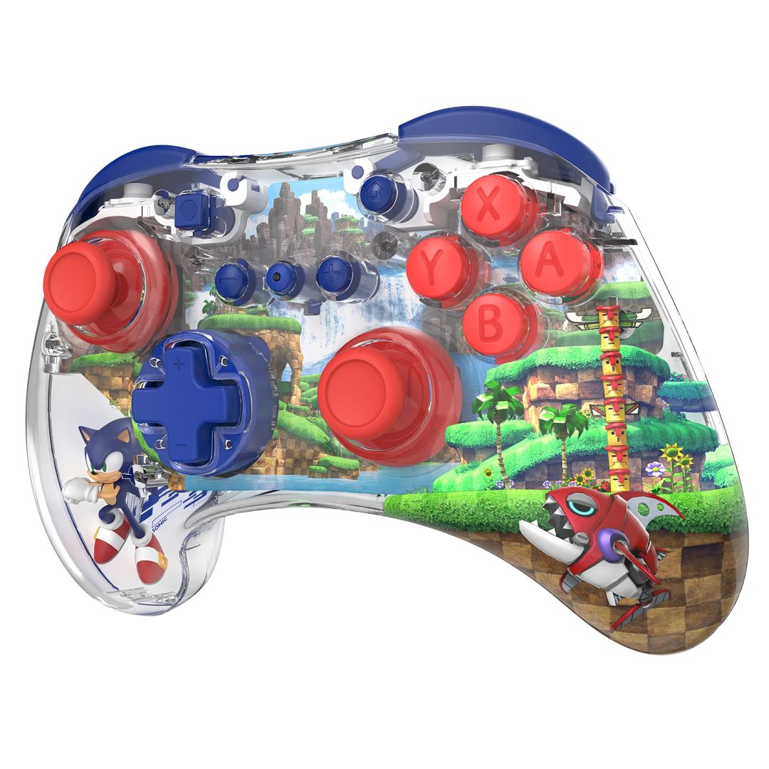 PDP Nintendo Switch REALMz Bluetooth Gamepad Sonic Green Hill Zone