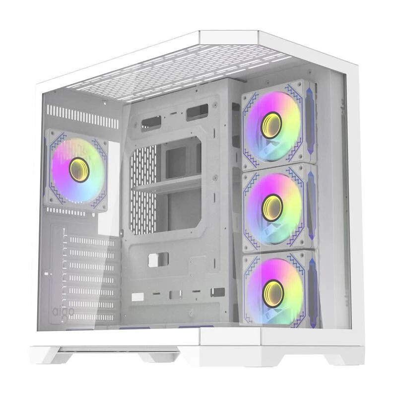 darkFlash FT418 Pro RGB Tempered Glass White