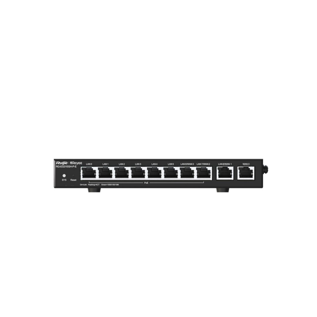 Reyee RG-EG310GH-P-E 10-Port High-Performance Cloud Managed PoE Office Router