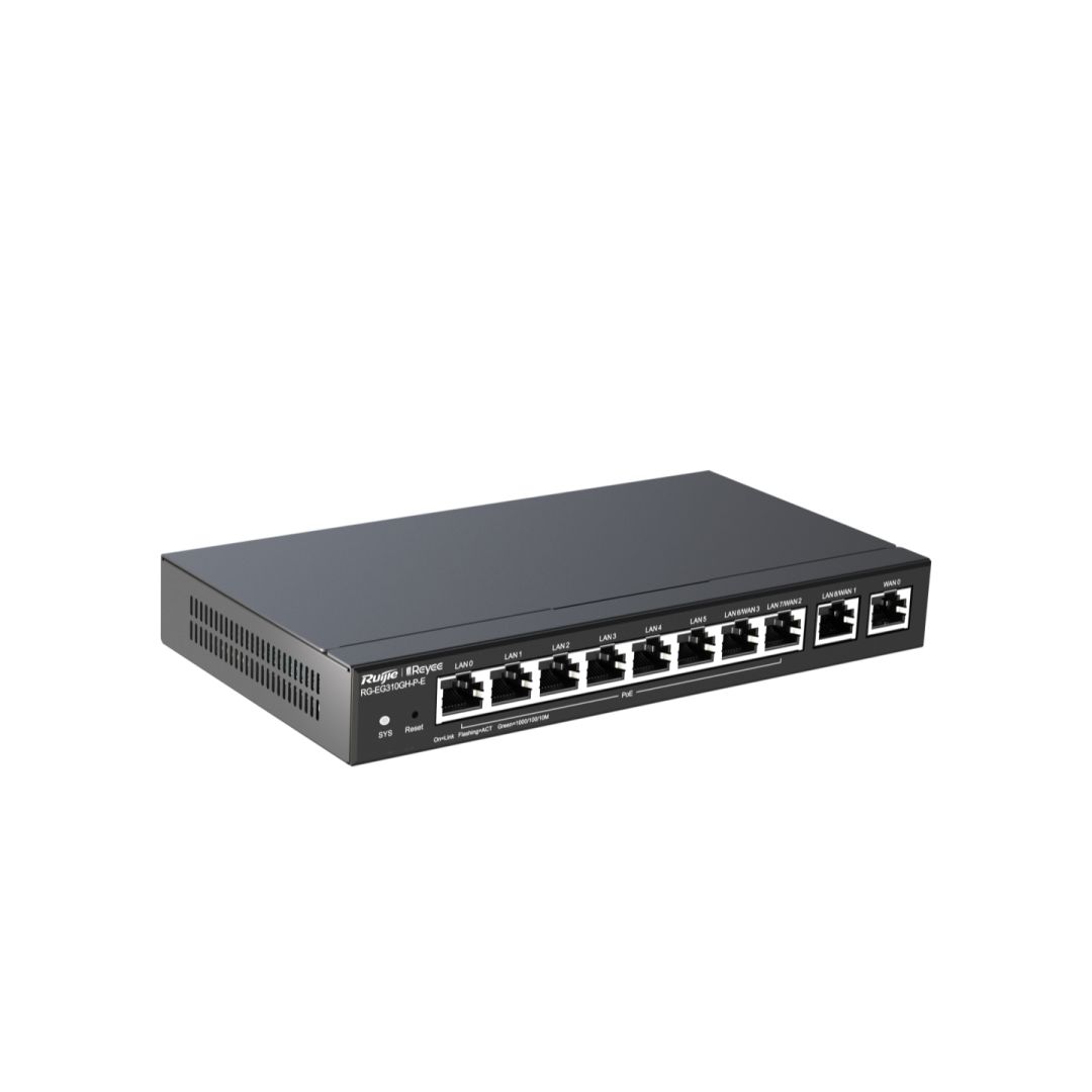 Reyee RG-EG310GH-P-E 10-Port High-Performance Cloud Managed PoE Office Router
