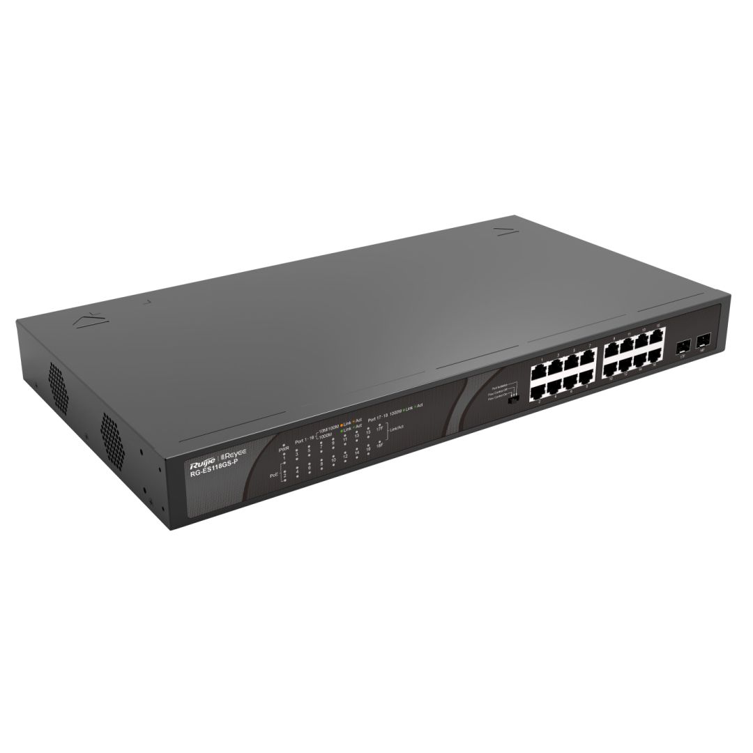 Reyee RG-ES118GS-P 18-port 10/100/1000Mbps Unmanaged PoE Switch