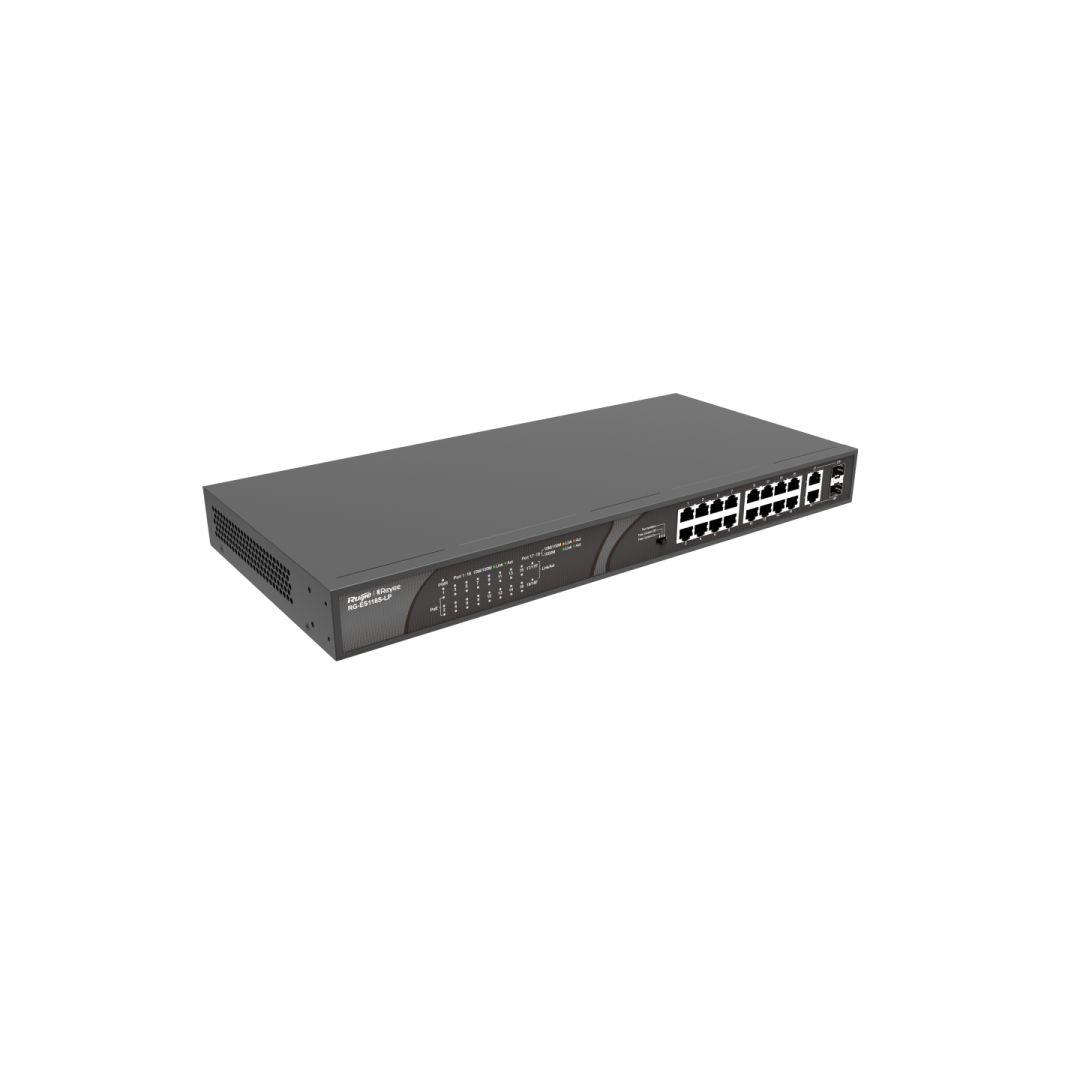 Reyee RG-ES118S-LP 16-port 10/100Mbps Desktop Unmanaged Switch