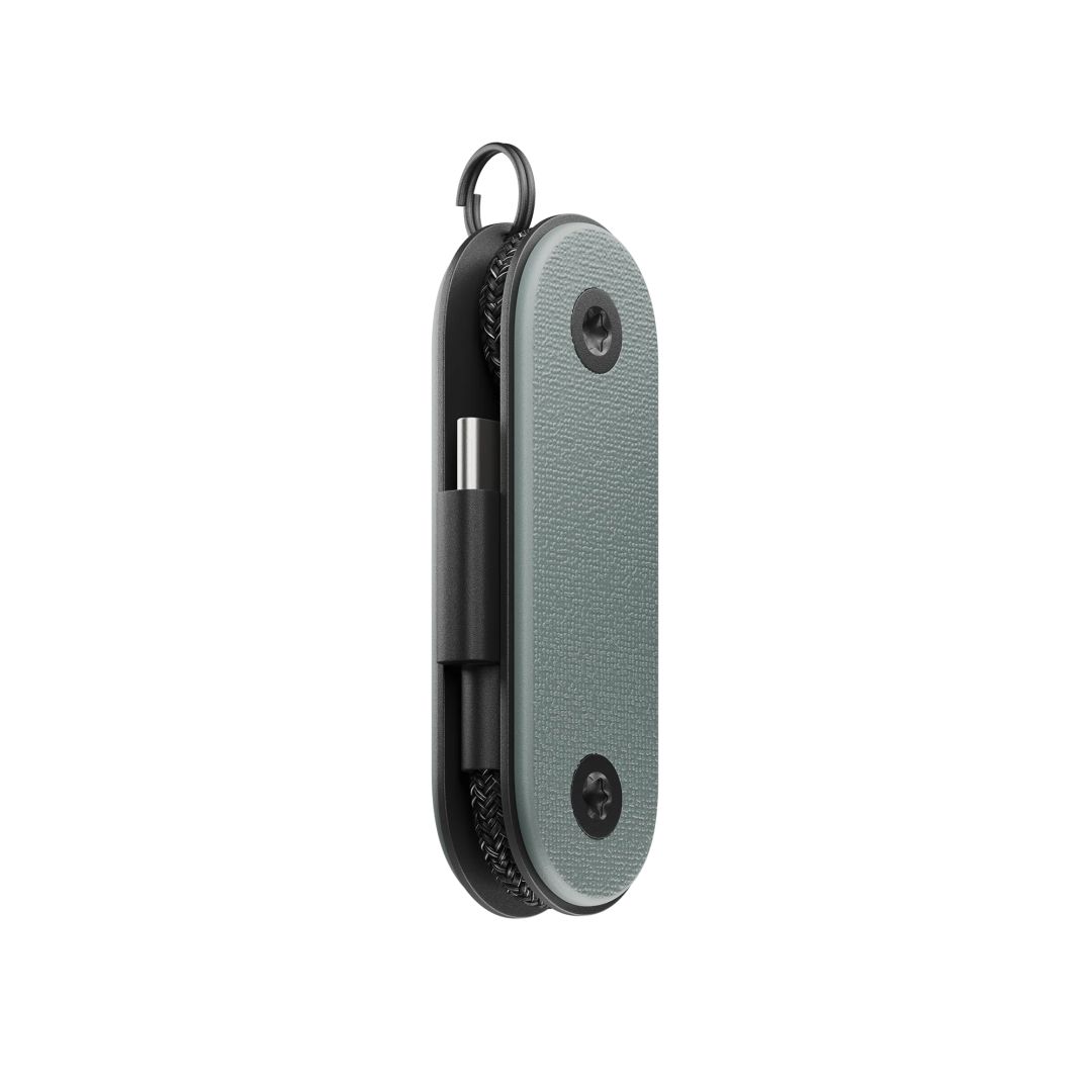 Native Union Pocket Cable USB-C - USB-C 0,17m Slate Green