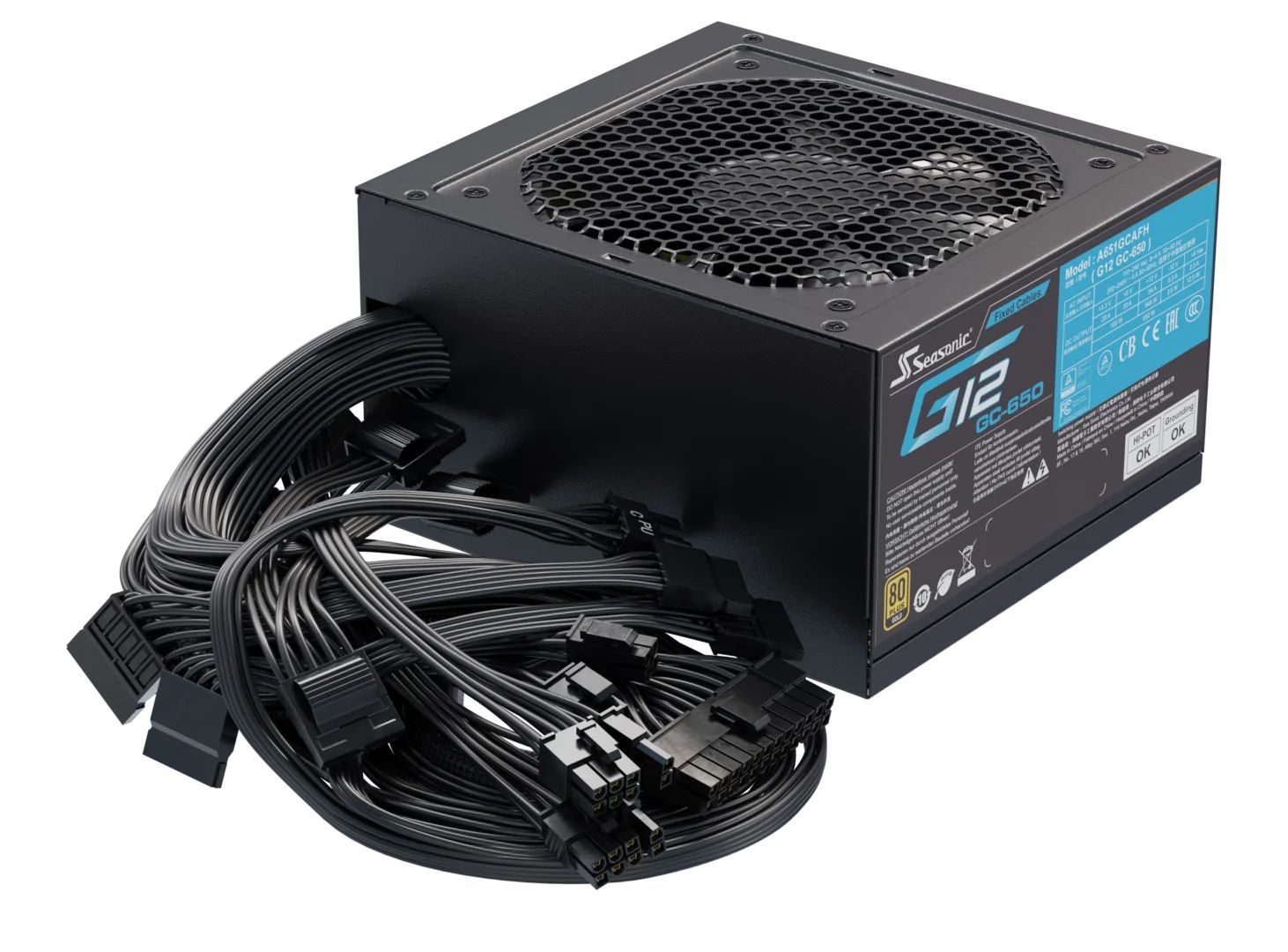 Seasonic 650W 80+ Gold G12 GC