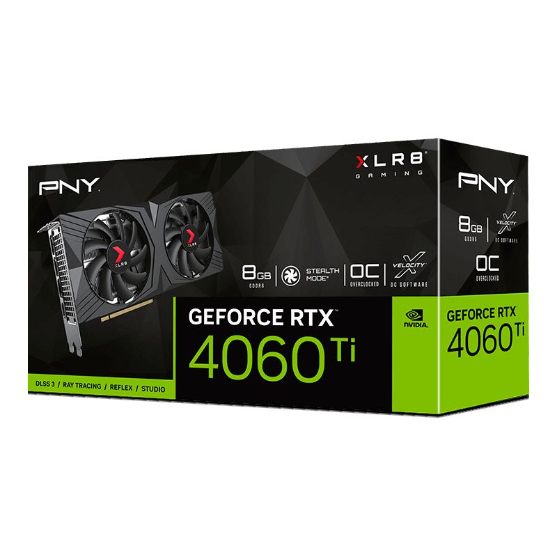 PNY GeForce RTX4060 Ti 8GB DDR6 Verto OC Dual Fan