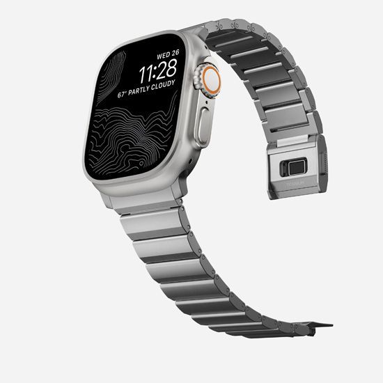 Nomad Titanium Band Apple Watch 49mm/46mm/45mm/44mm/42mm Natural