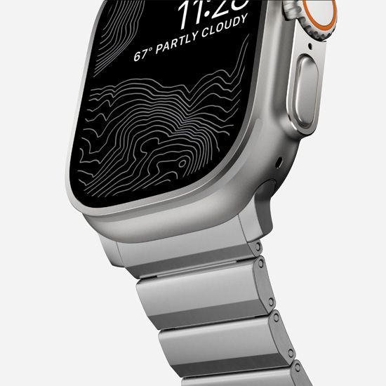 Nomad Titanium Band Apple Watch 49mm/46mm/45mm/44mm/42mm Natural