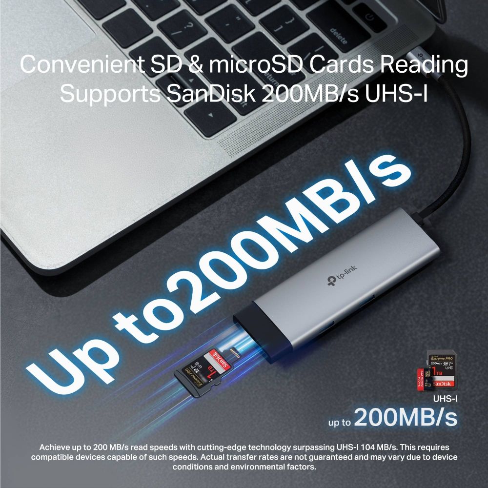 TP-Link UH7020C USB Type-C 7-Port Hub Silver