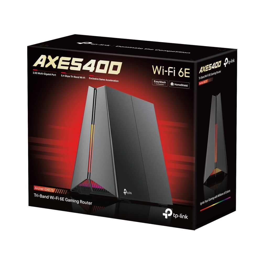 TP-Link Archer GXE75 EasyMesh WiFi6E Router