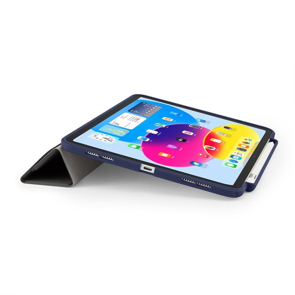 Pipetto Origami No3 Pencil Case iPad 10.9 (2022) Dark Blue
