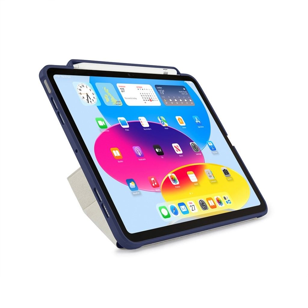 Pipetto Origami No3 Pencil Case iPad 10.9 (2022) Dark Blue