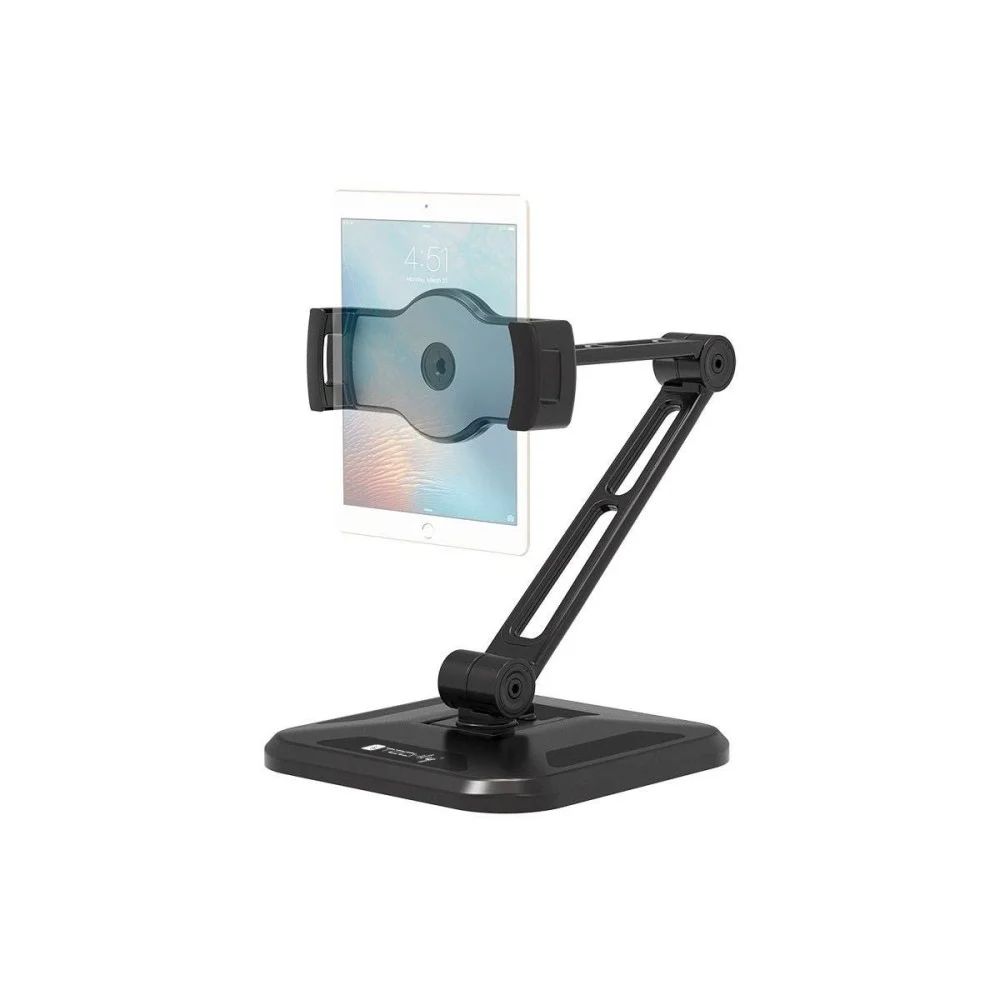 TECHLY  ICA-TBL 2801 Desk and Wall Extensible Support for Tablet and iPad 4,7"-12,9" Black