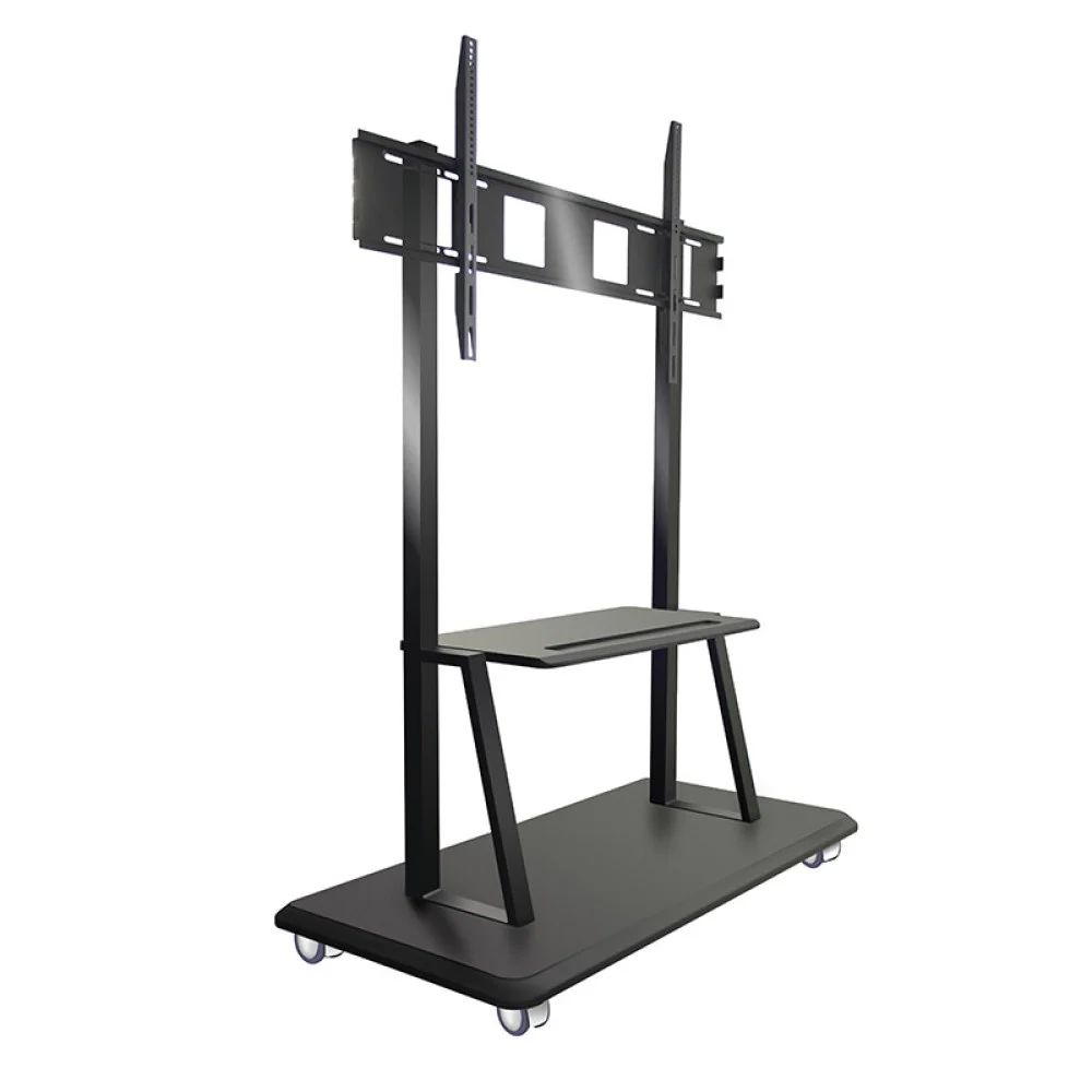 TECHLY  ICA-TR31 Floor Support with Shelf for LCD/LED/Plasma TV 55"-120"