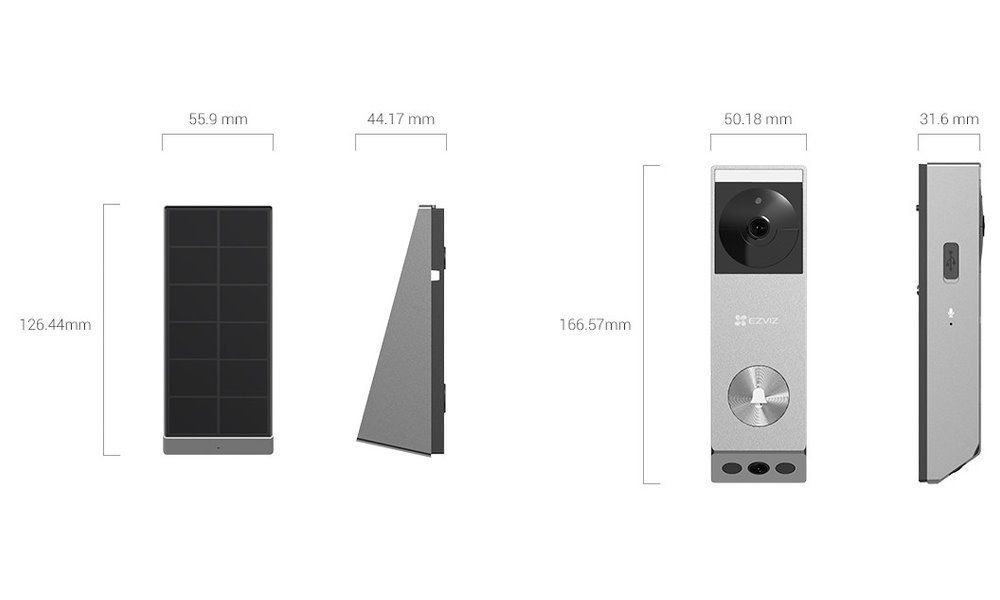 Ezviz EP3X Pro Battery Powered Video Doorbell