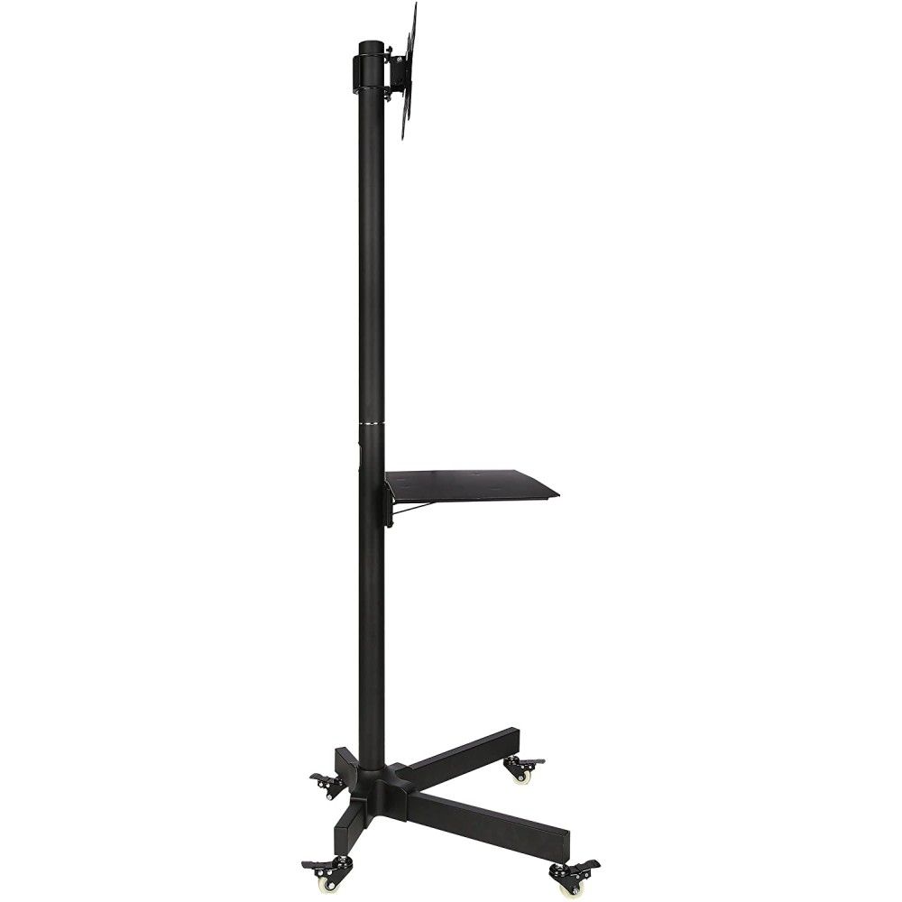 TECHLY  Trolley Floor Stand LCD/LED/Plasma TV Stand 19"-37" Black