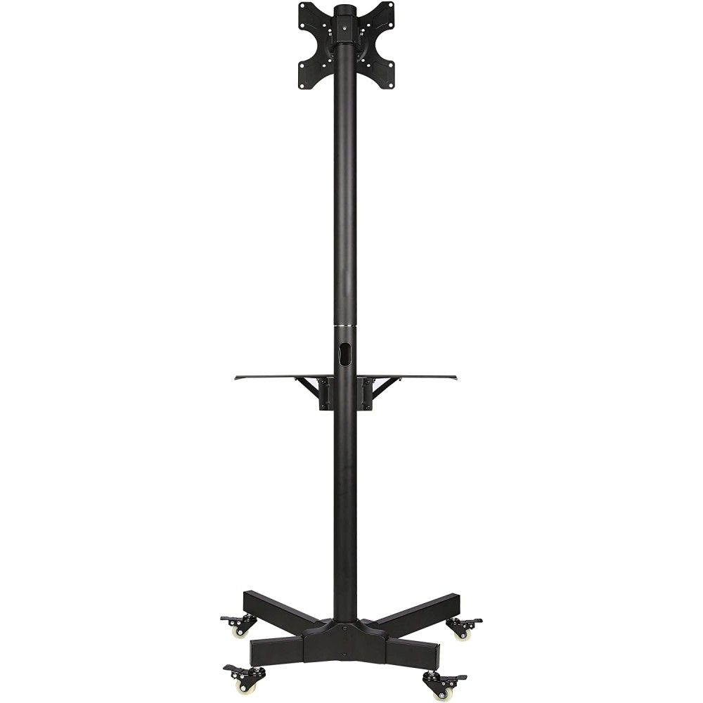 TECHLY  Trolley Floor Stand LCD/LED/Plasma TV Stand 19"-37" Black