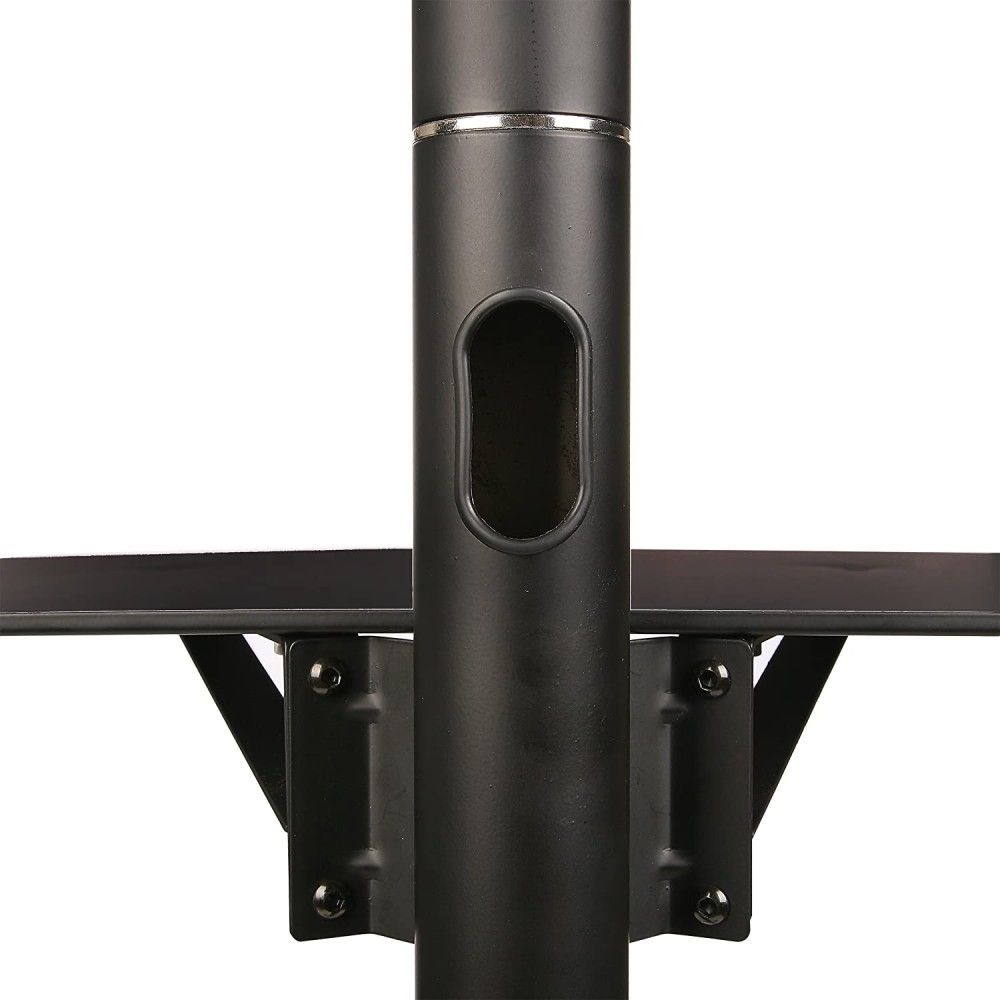 TECHLY  Trolley Floor Stand LCD/LED/Plasma TV Stand 19"-37" Black