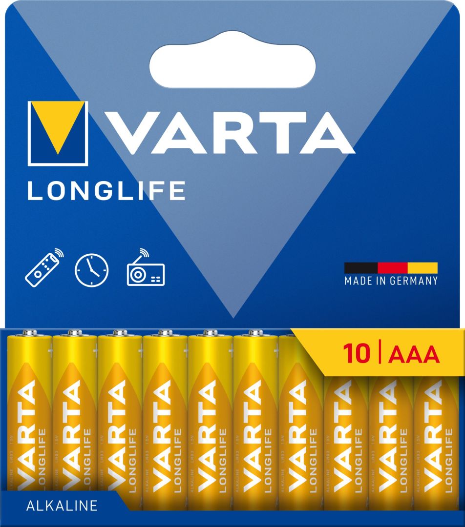 Varta AAA Alkáli Elem 10db/csomag