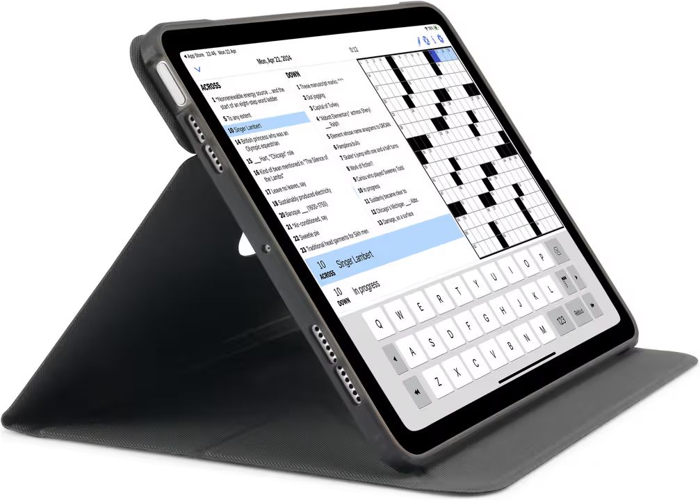 Pipetto Origami No6 Stand case iPad Air 11" (2024) / iPad Air 10.9" (2022/2020) Black