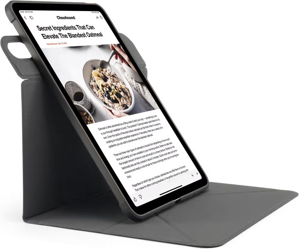 Pipetto Origami No6 Stand case iPad Air 11" (2024) / iPad Air 10.9" (2022/2020) Black