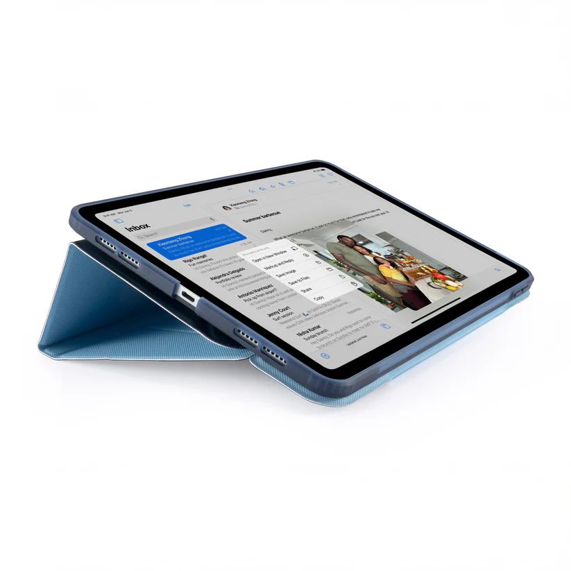 Pipetto Origami No6 Stand case iPad Air 11" (2024) / iPad Air 10.9" (2022/2020) Dark Blue