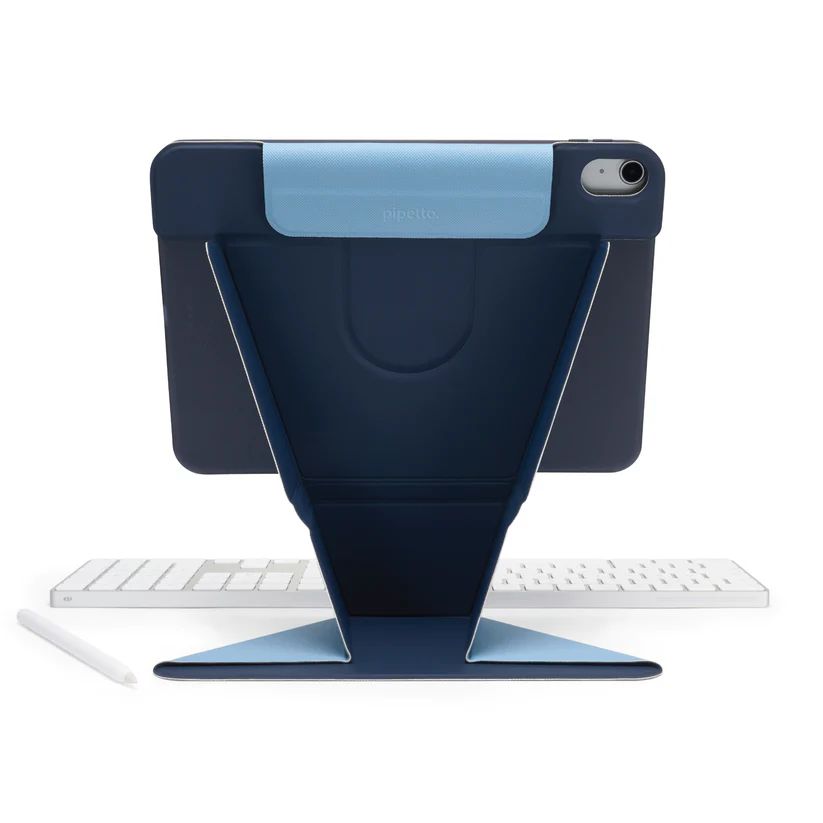 Pipetto Origami No6 Stand case iPad Air 11" (2024) / iPad Air 10.9" (2022/2020) Dark Blue